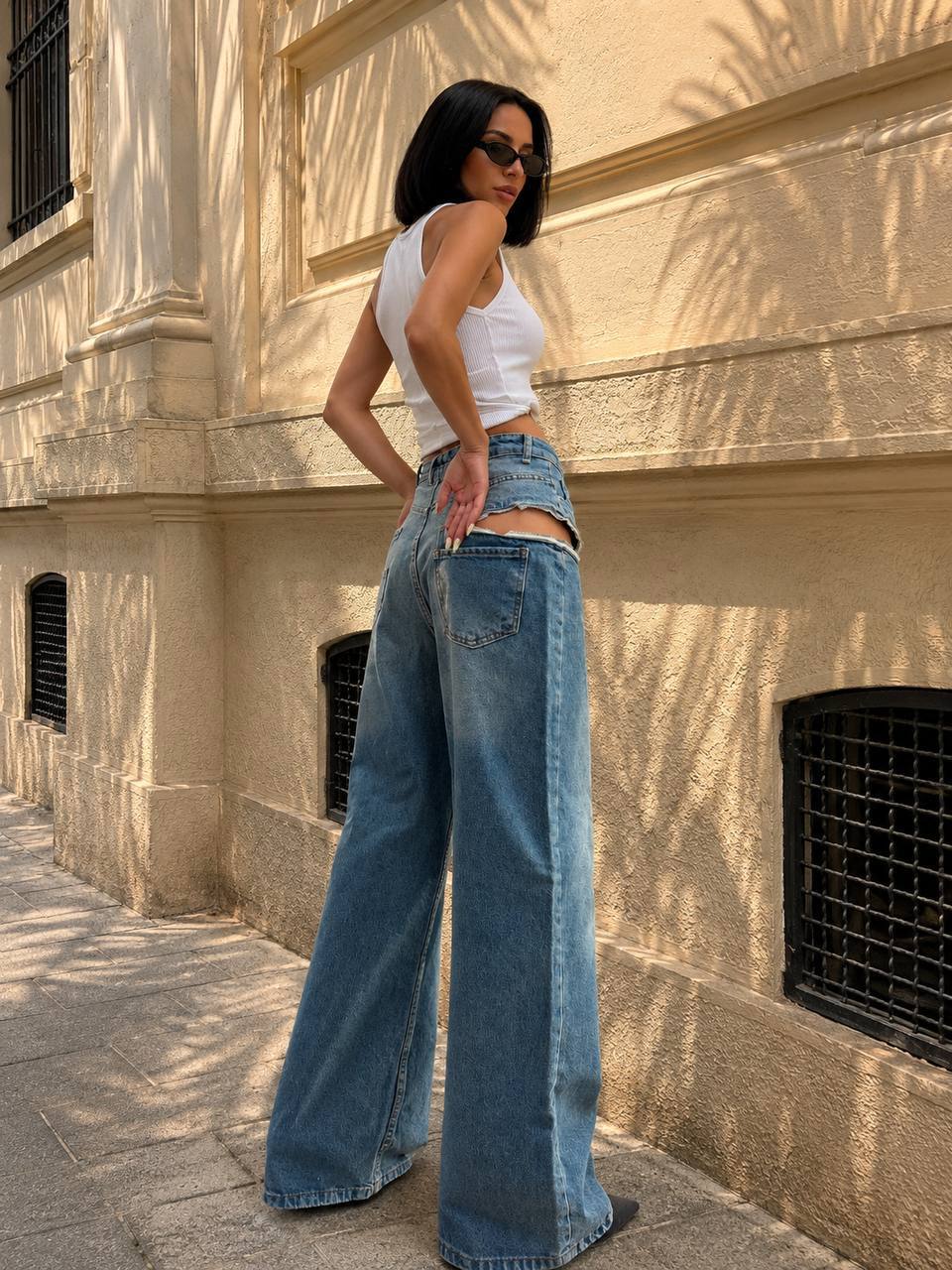 baggy fermuarlı jean baggy fermuarlı jean