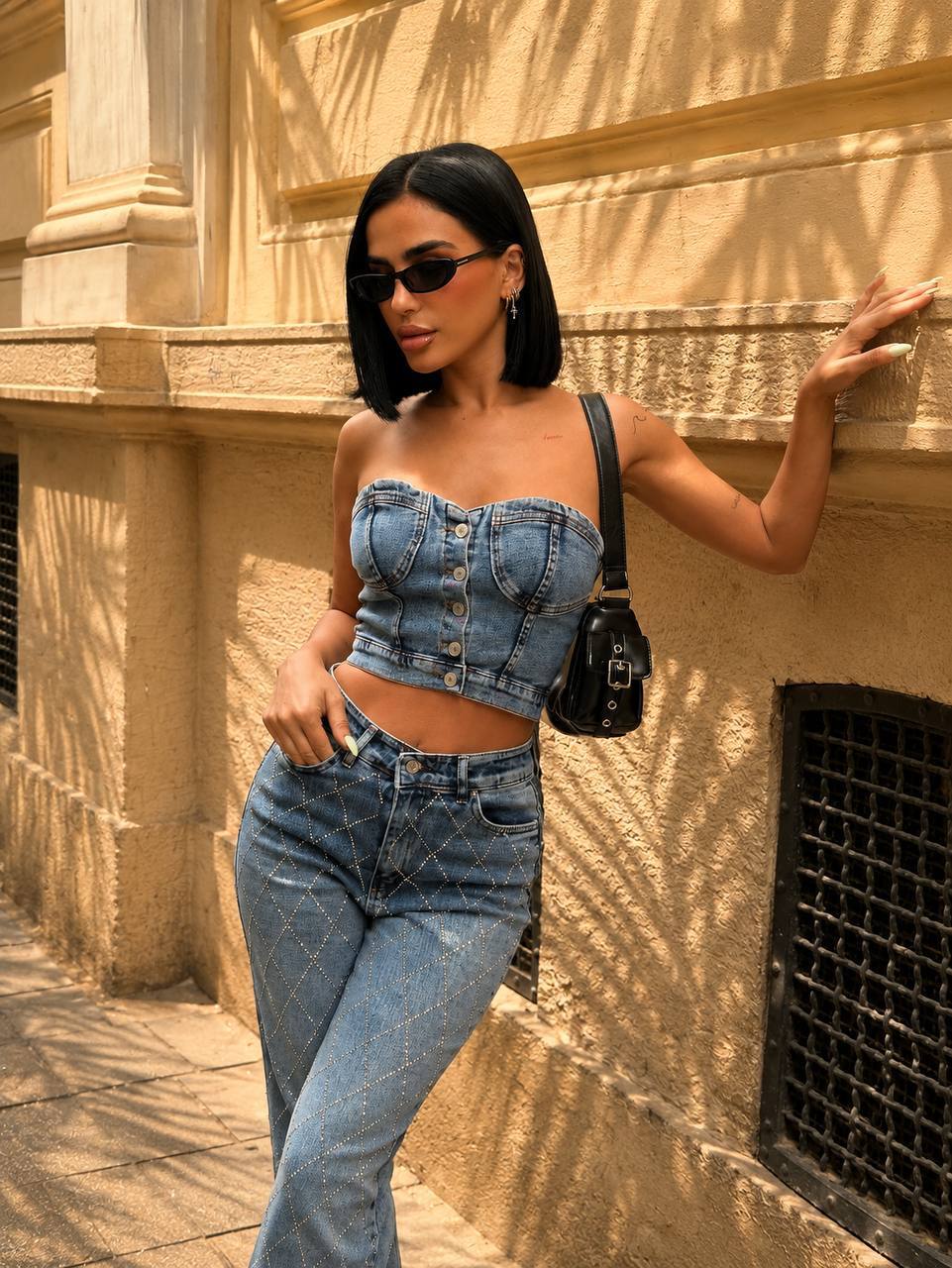 jeans taşlı crop jeans taşlı crop